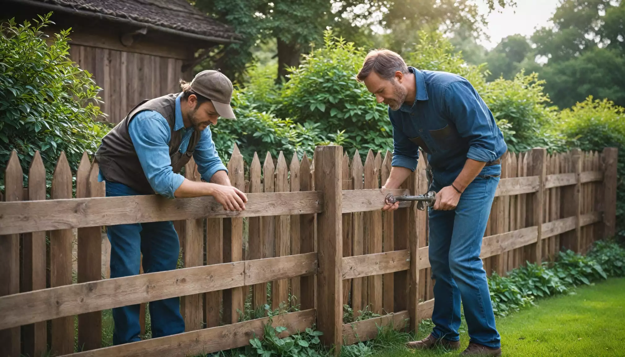 Montaż paneli przy ogrodzeniu zabytkowym i granicznym
